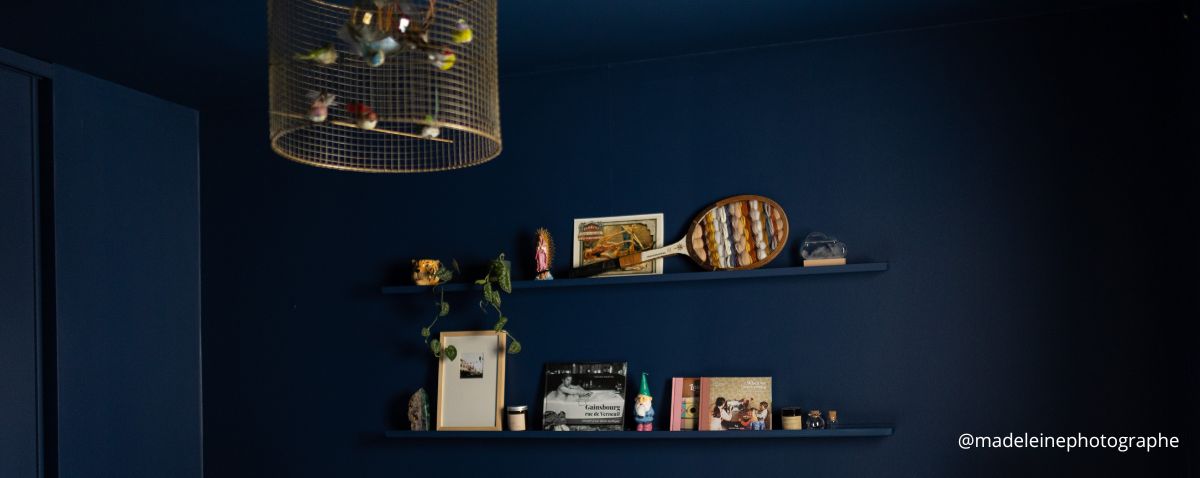 Les peintures bleues