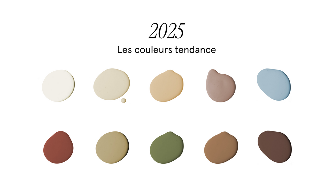 Les couleurs tendances de 2025