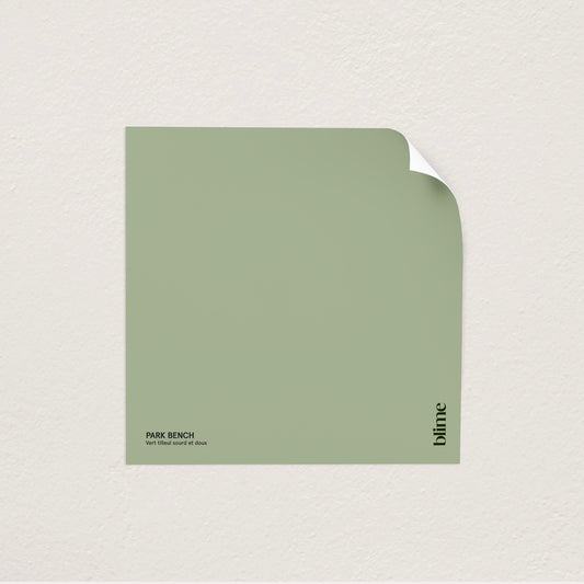 Park bench échantillon