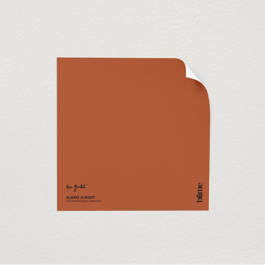 Image de l'échantillon Always alright - teinte terre cuite
