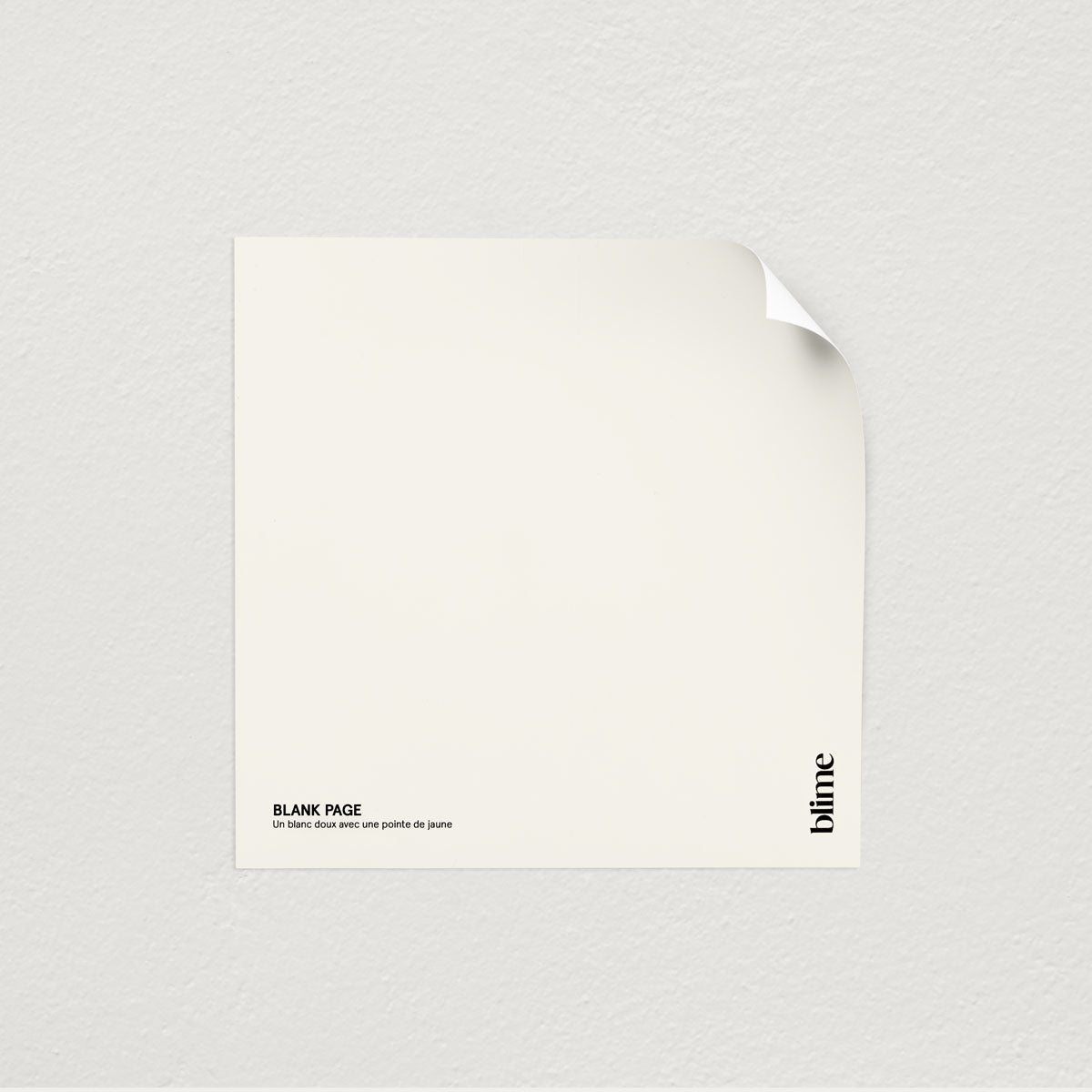 Échantillon blanc cassé | Blank page - Blime – blime