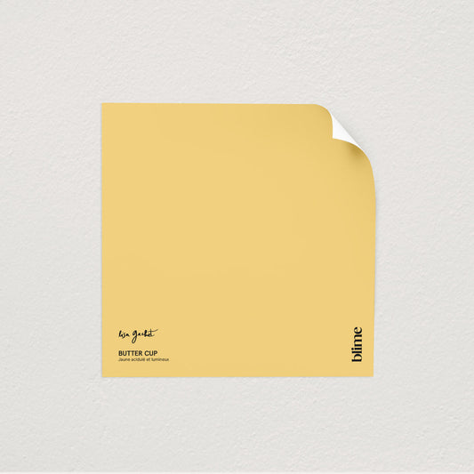 Image de l'échantillon Butter cup - teinte jaune pastel