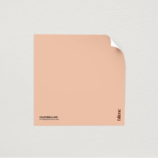 Image de l'échantillon California love - teinte orange pastel