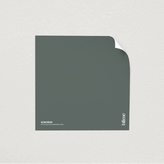 Image de l'échantillon Komorebi - teinte vert de gris fonce