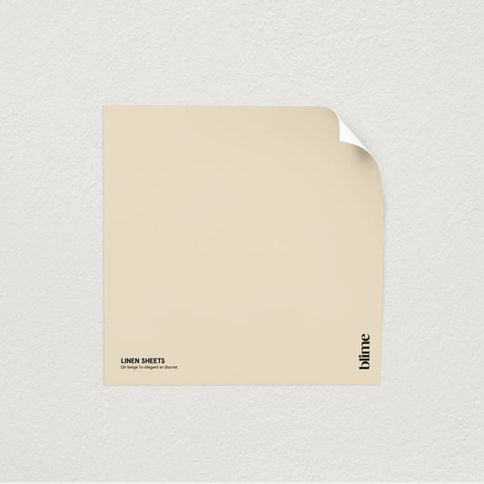 Image de l'échantillon Linen sheets - teinte beige lin