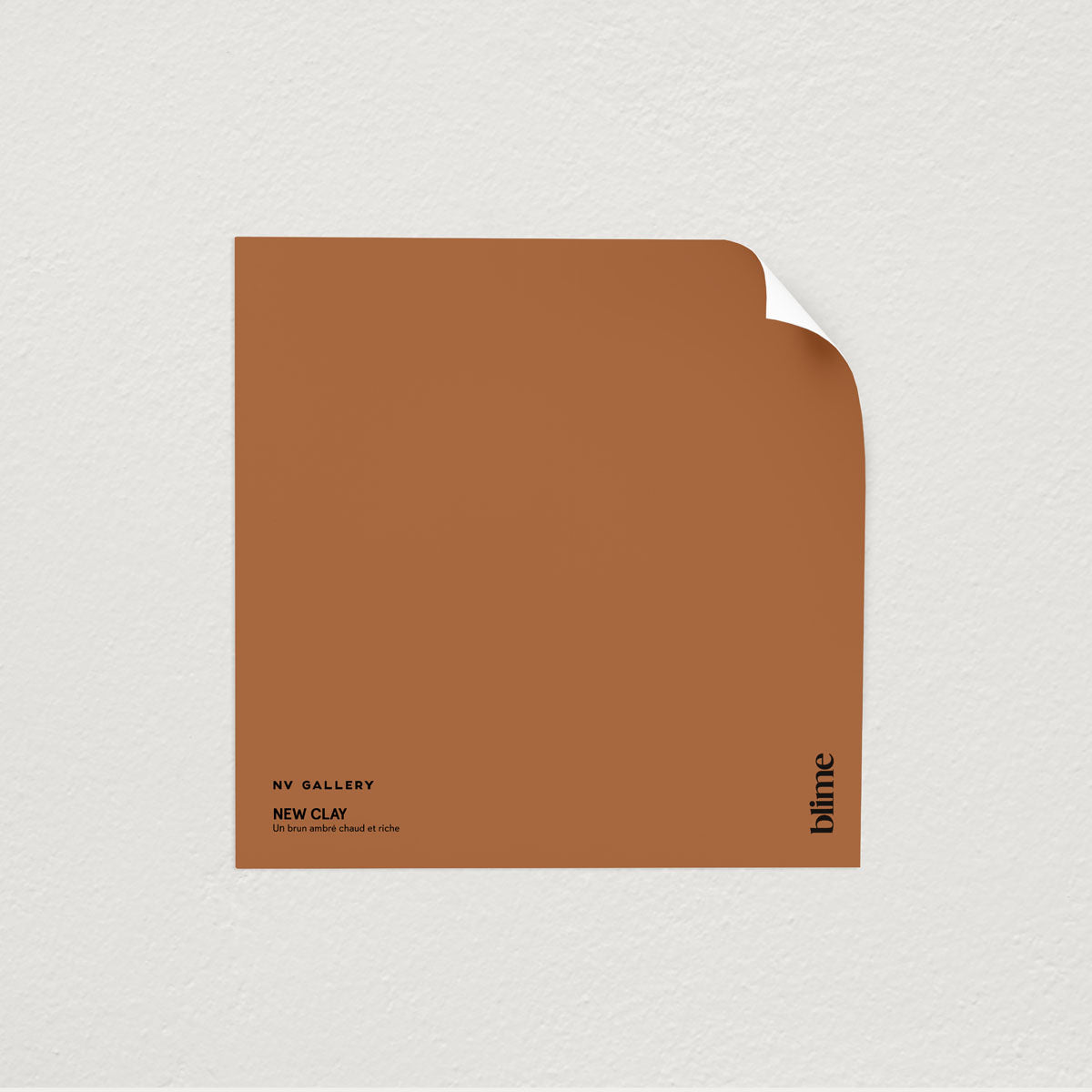 Image de l'échantillon New clay - teinte brun ambre