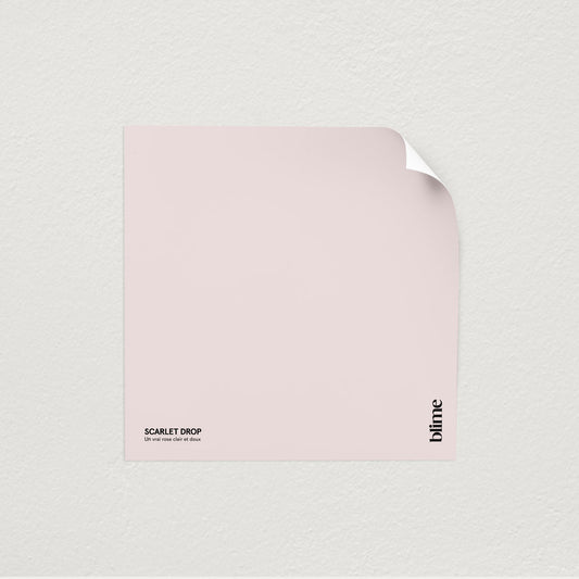 Image de l'échantillon Scarlet drop - teinte rose pale