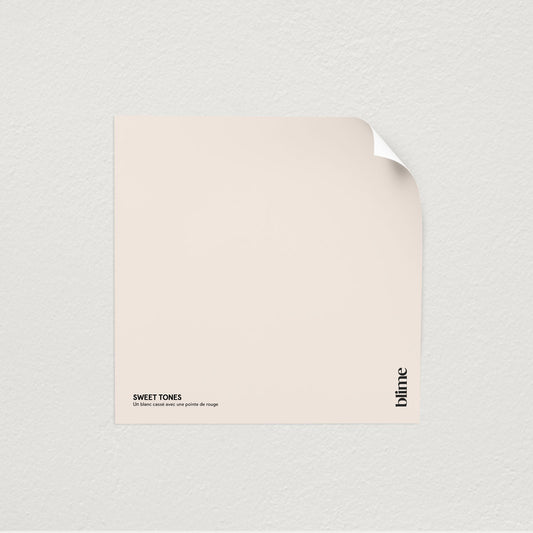 Image de l'échantillon Sweet tones - teinte blanc rose