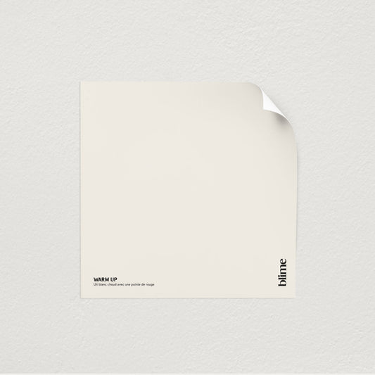 Image de l'échantillon Warm up - teinte blanc rouge