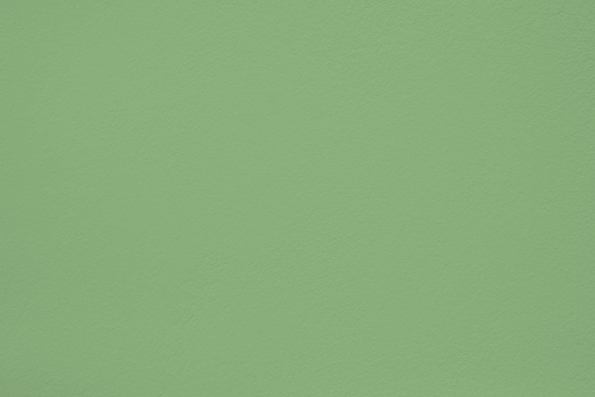 Peinture Green fizz appliquée sur un mur - teinte vert tilleul
