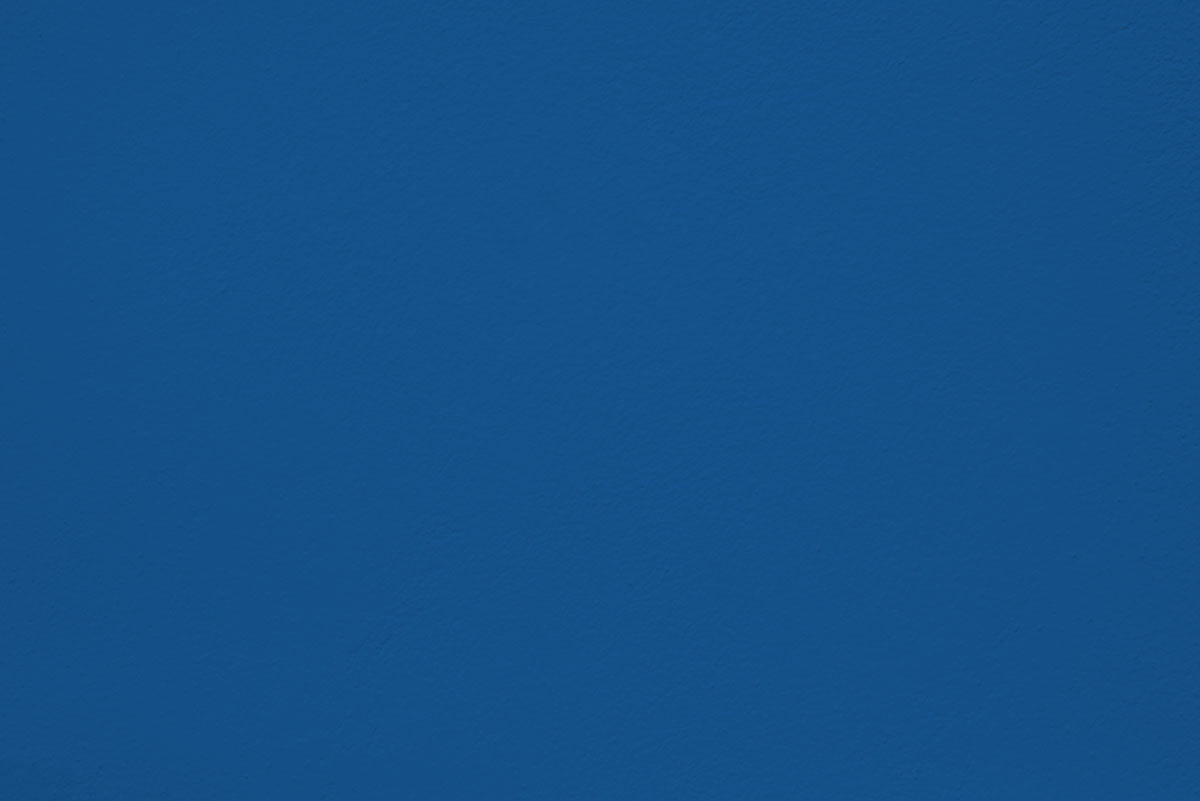 Échantillon Ouzo calling appliquée sur un mur - teinte bleu outremer