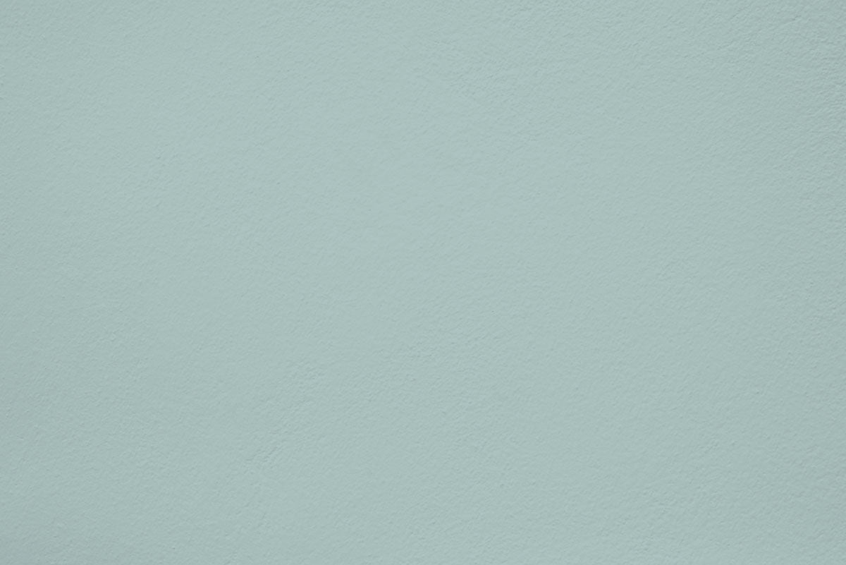 Peinture Pepper mint appliquée sur un mur - teinte bleu vert clair