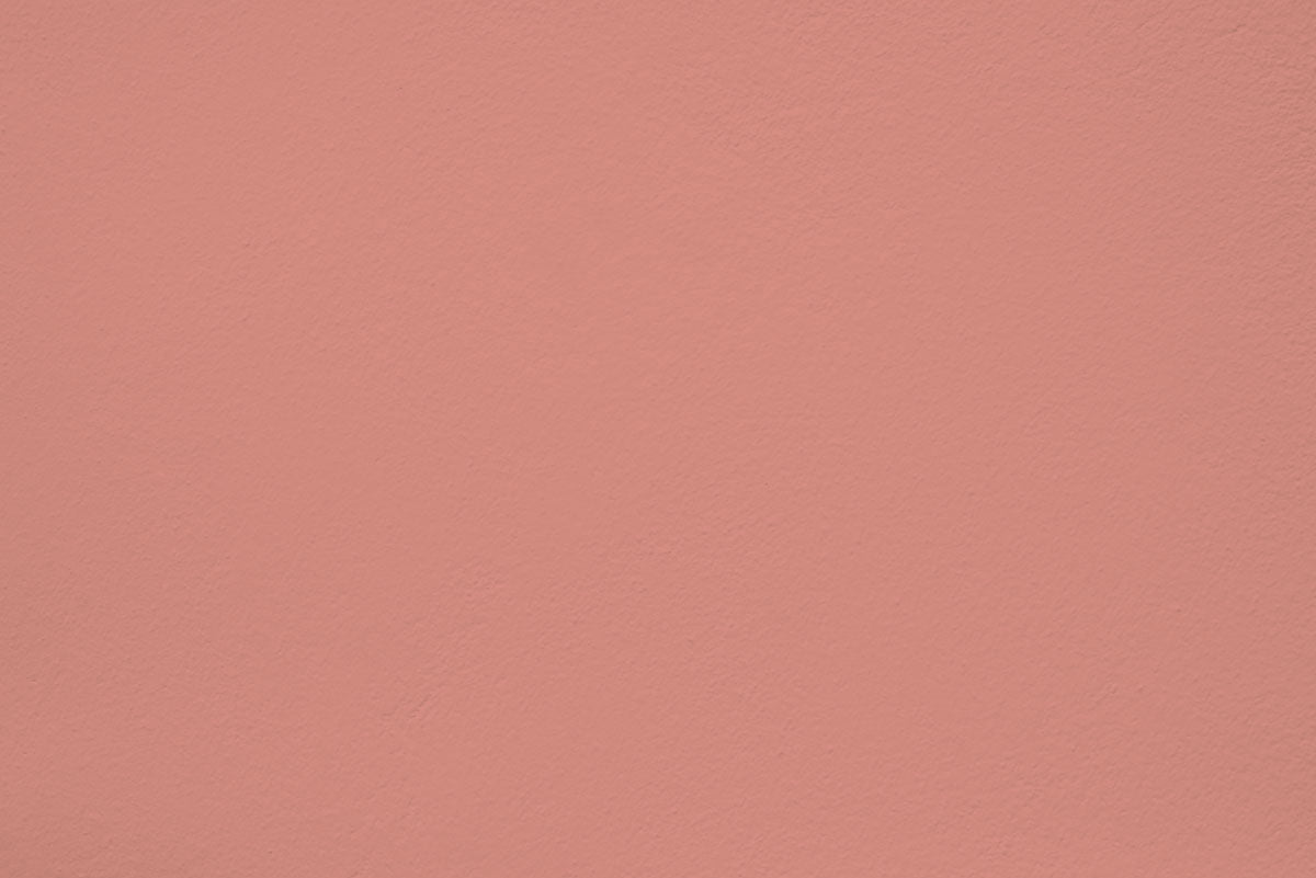 Peinture Road trip appliquée sur un mur - teinte terracotta rose