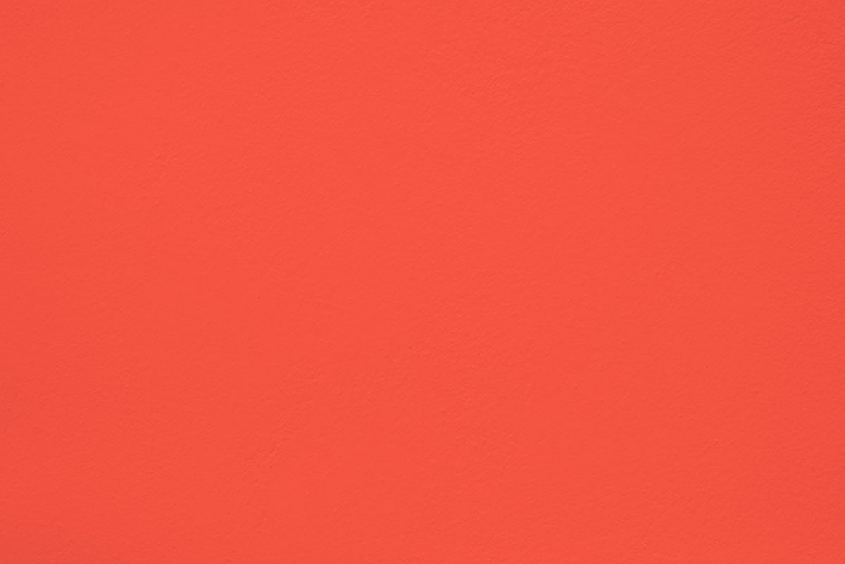 Peinture Spicy clementine appliquée sur un mur - teinte orange brulee