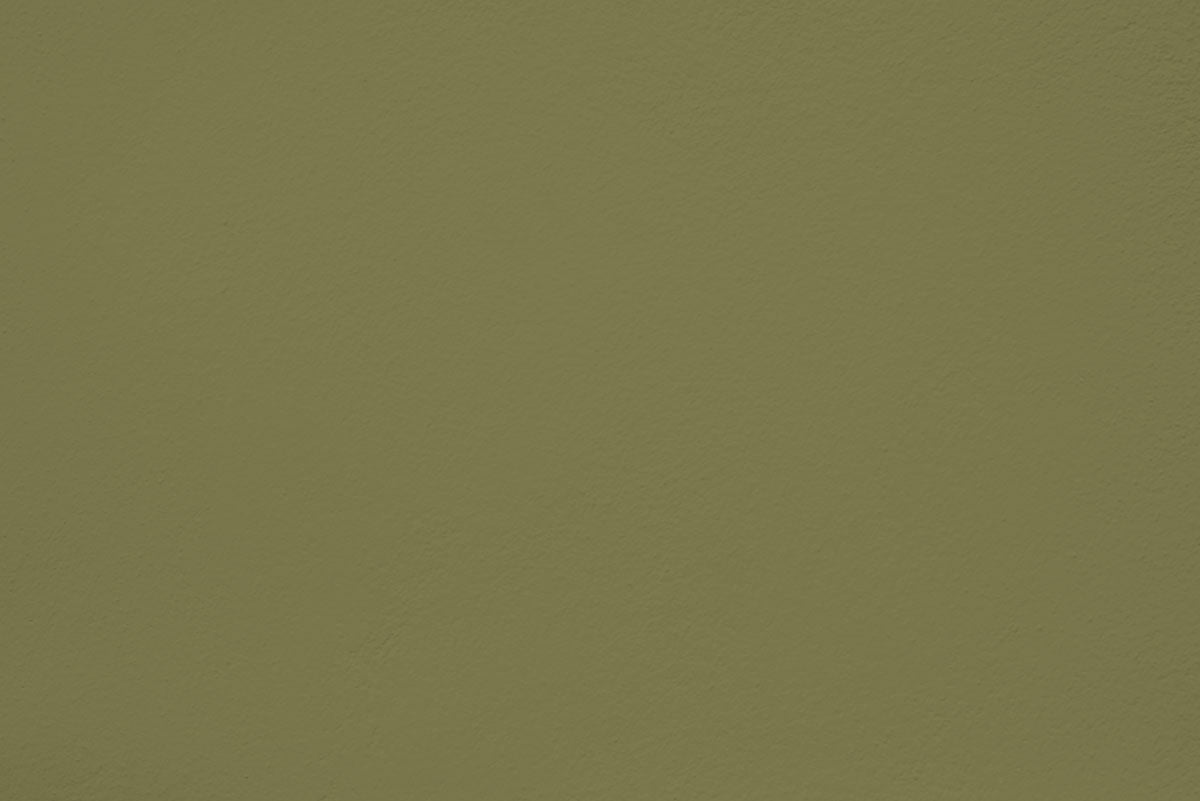 Peinture Tennis club appliquée sur un mur - teinte vert kaki