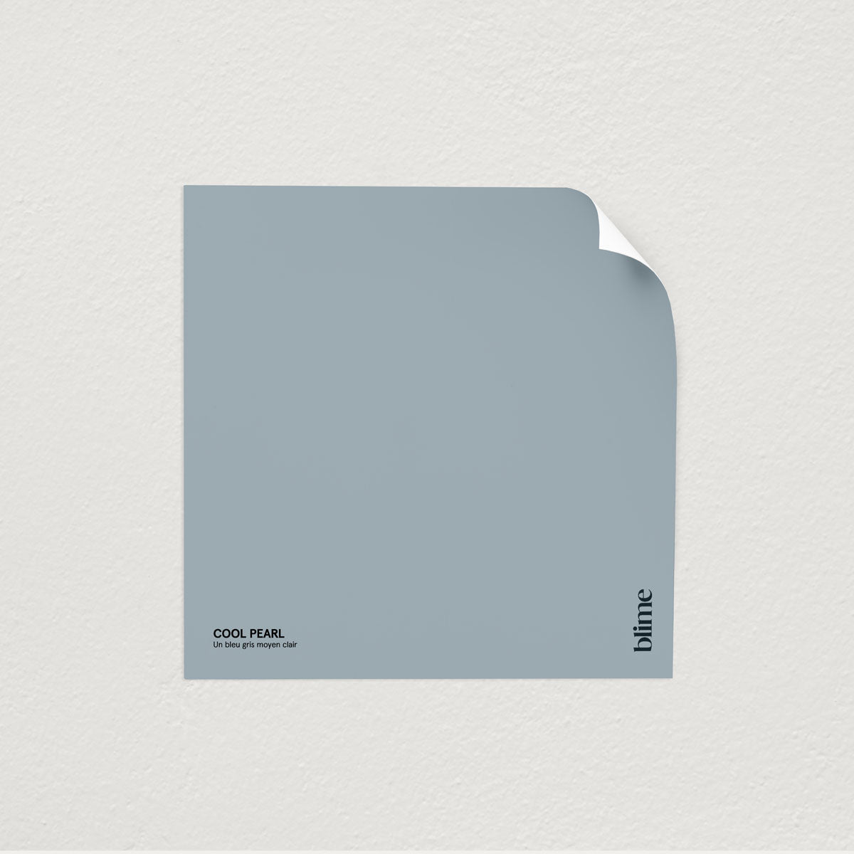 Échantillon de peinture Cool pearl - format test - teinte bleu gris clair