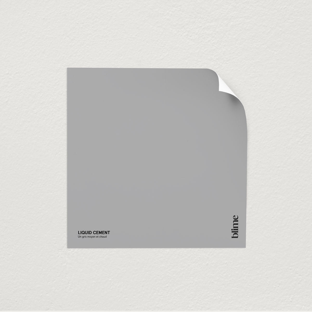 Échantillon de peinture Liquid cement - format test - teinte gris souris