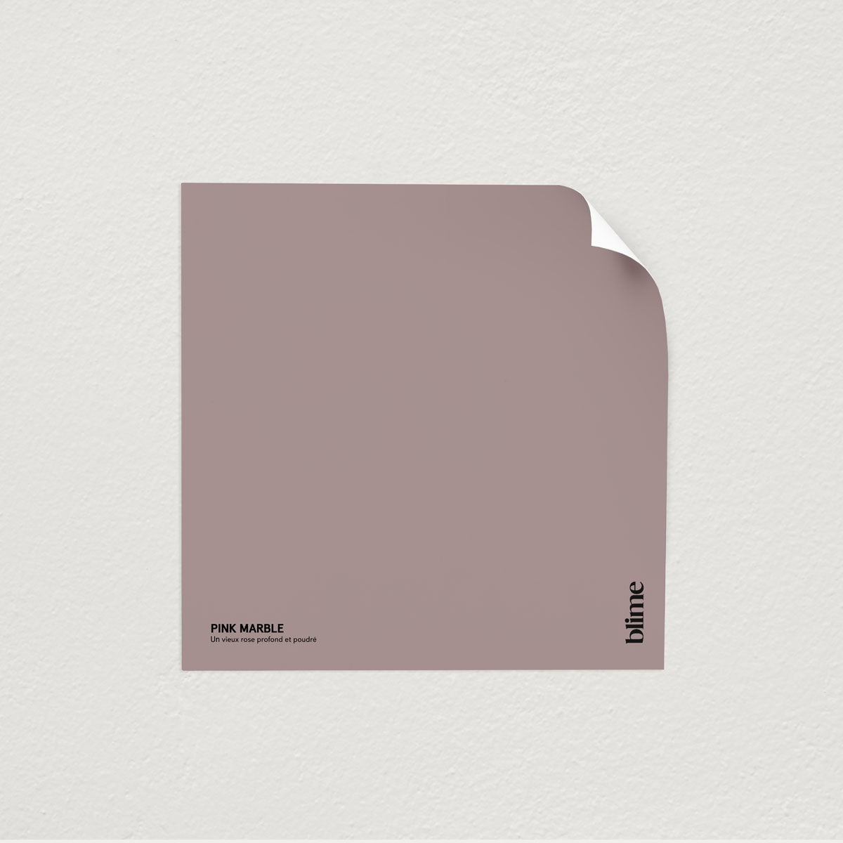 Échantillon de peinture Pink marble - format test - teinte vieux rose