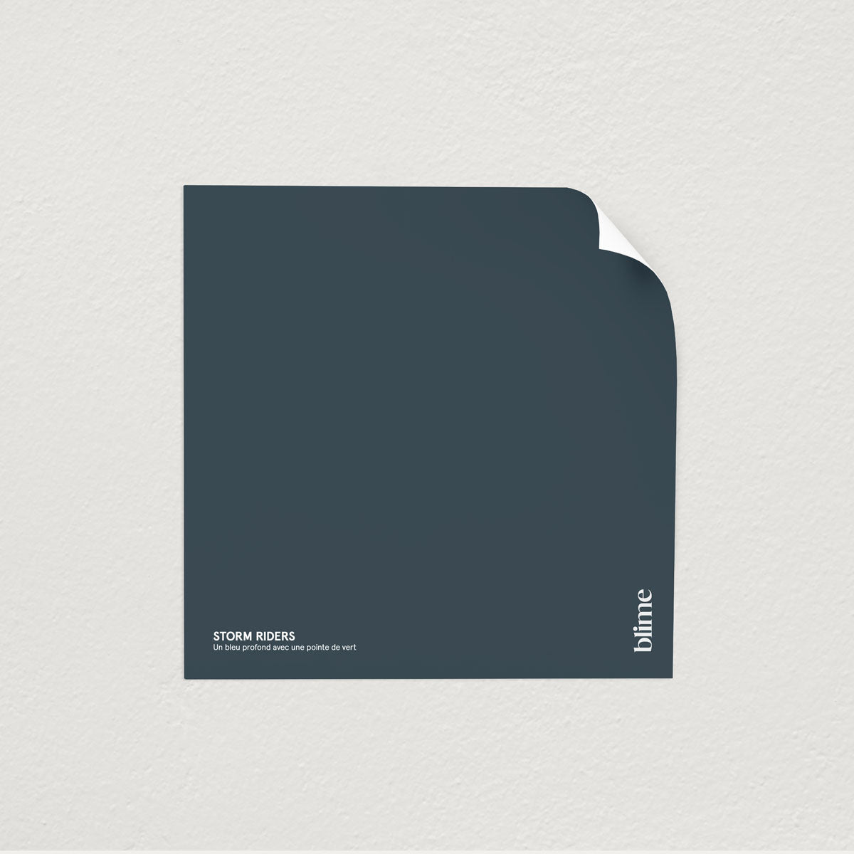 Échantillon de peinture Storm riders - format test - teinte bleu vert fonce
