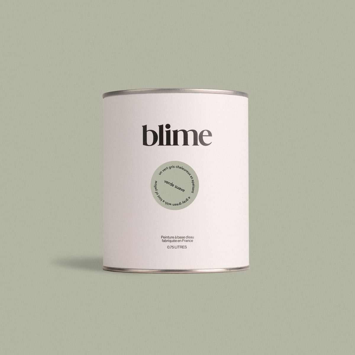 Pot de peinture 0,75L Verde suave - teinte vert sauge