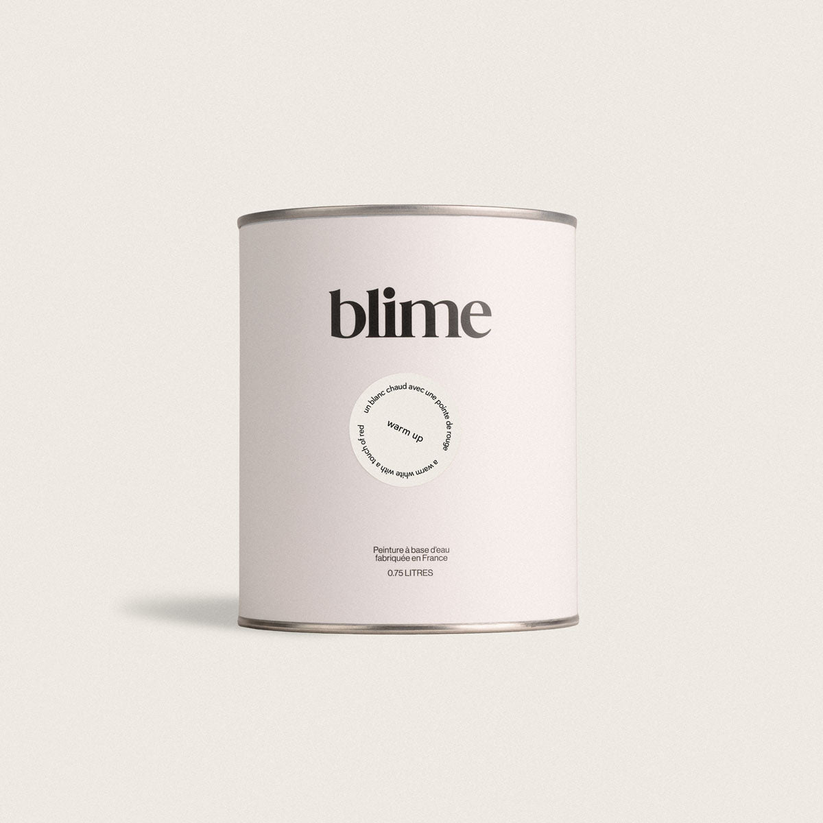 Pot de peinture 0,75L Warm up - teinte blanc rouge
