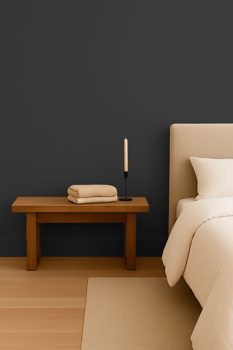 Visuel d'ambiance 1 échantillon repositionnable All black - teinte noire