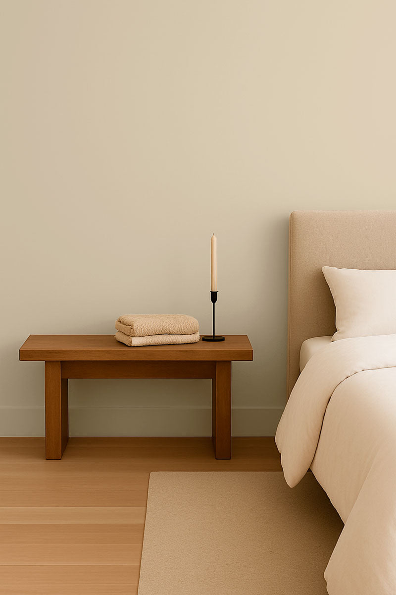 Inspiration déco : ambiance 1 avec la peinture Beach chair - teinte beige dore