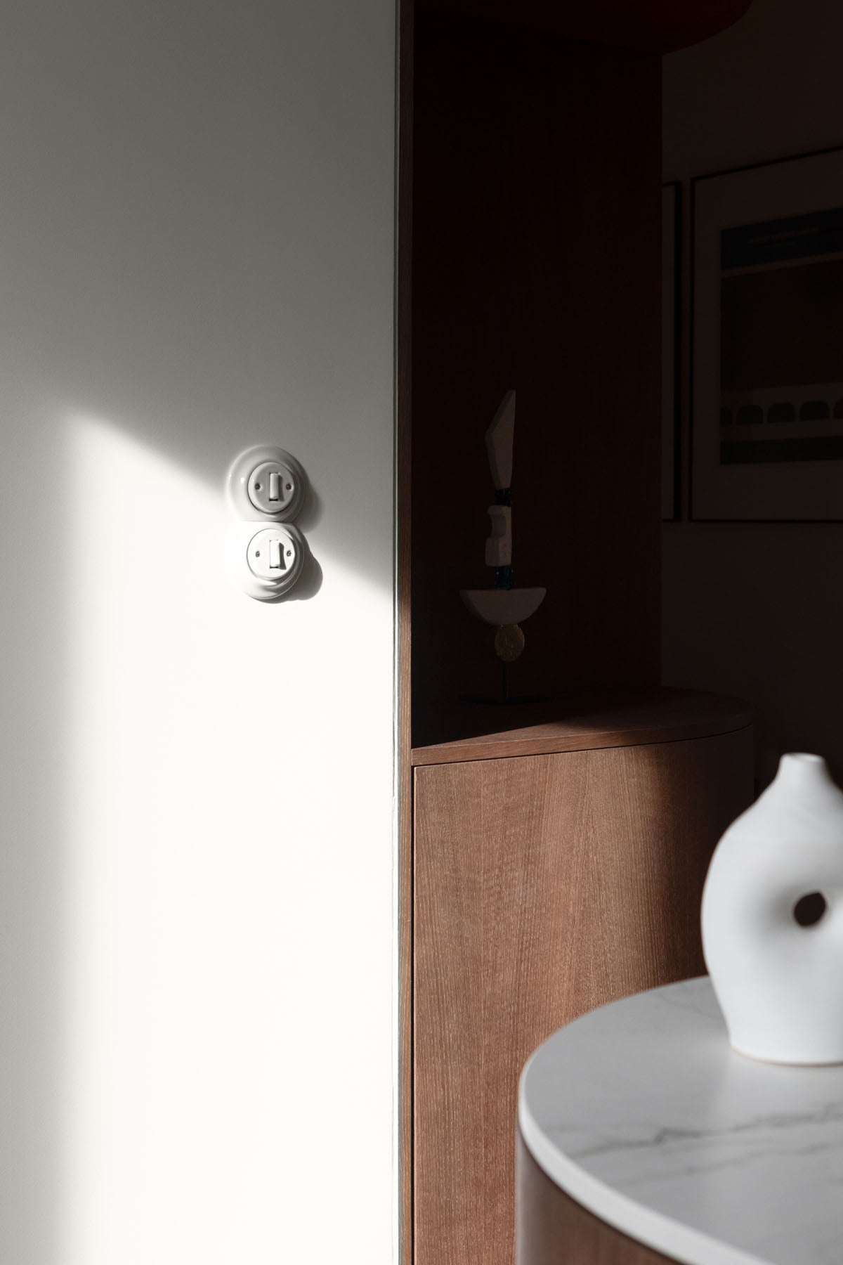 Inspiration déco : ambiance 1 avec la peinture Blank page - teinte blanc casse 
