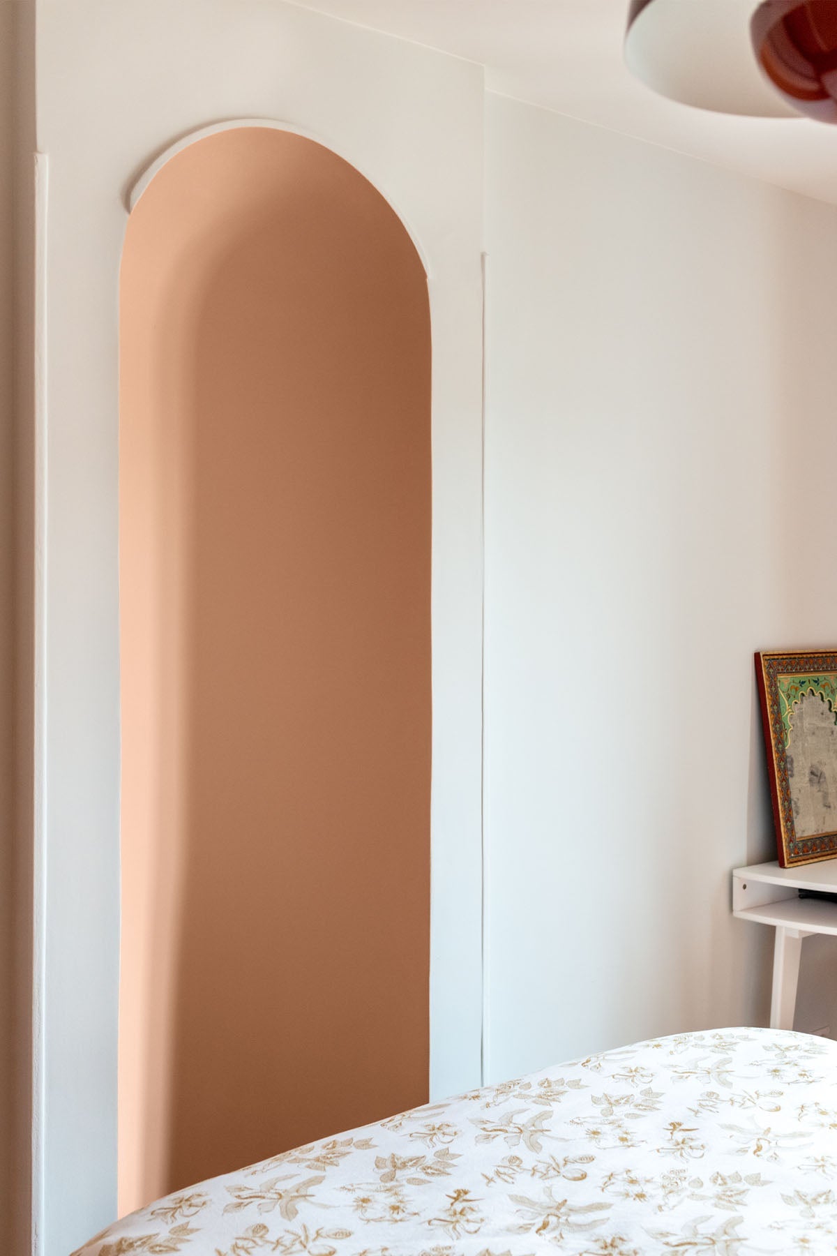 Visuel d'ambiance 1 échantillon repositionnable California love - teinte orange pastel 