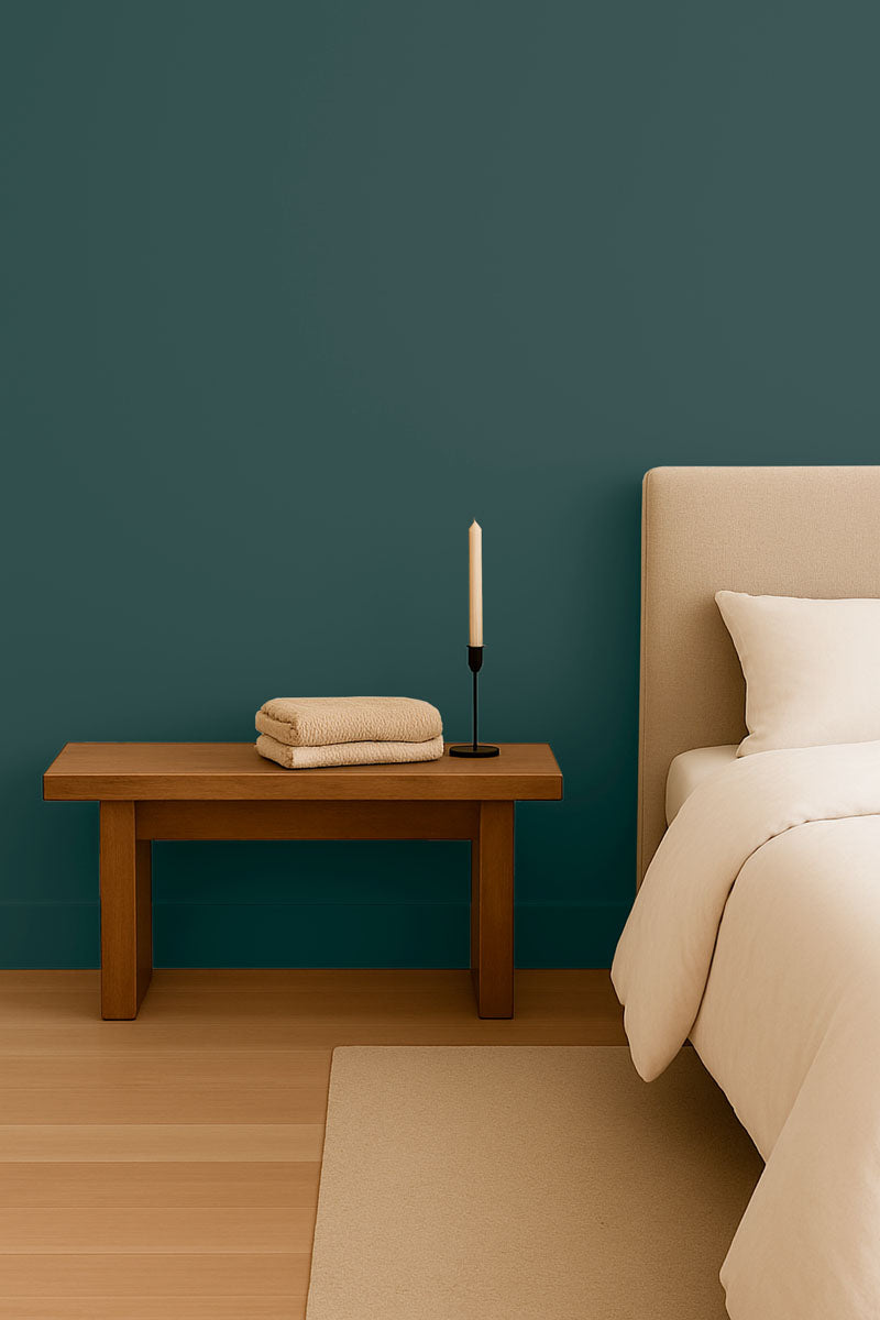 Inspiration déco : ambiance 1 avec la peinture Deep forest - teinte vert sapin