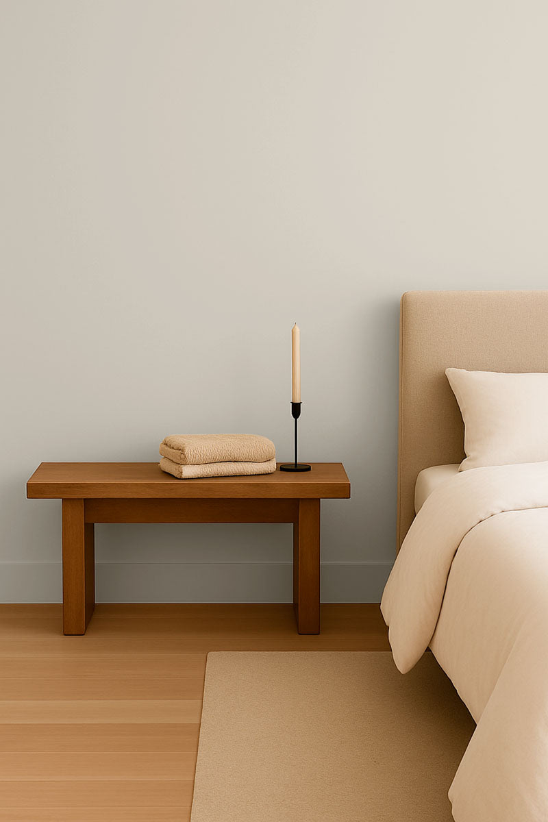 Visuel d'ambiance 1 échantillon repositionnable Farmhouse - teinte beige gris clair