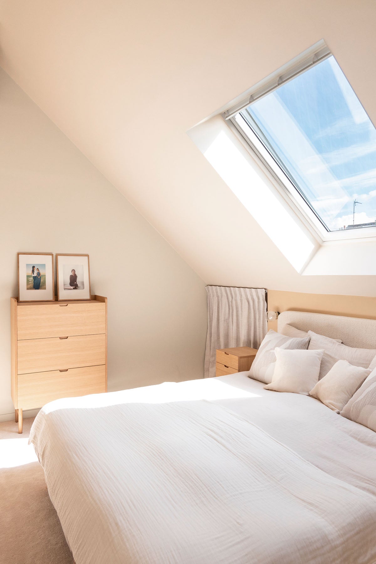 Inspiration déco : ambiance 1 avec la peinture Goudes enough - teinte blanc lin 