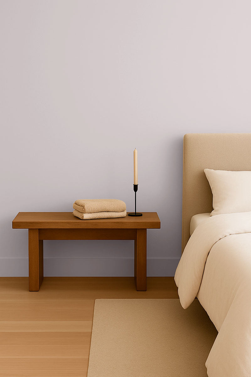 Inspiration déco : ambiance 1 avec la peinture Hey delilah - teinte violet pastel