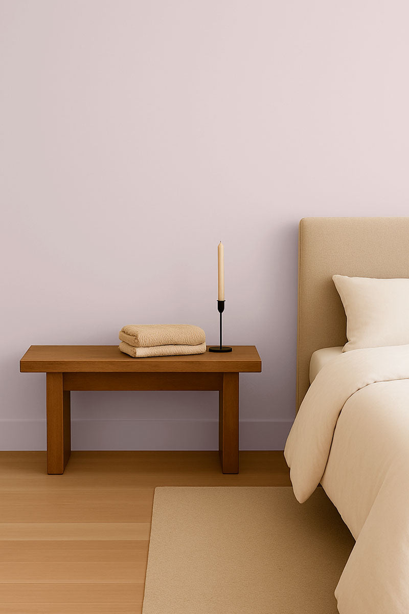 Visuel d'ambiance 1 échantillon repositionnable Scarlet drop - teinte rose pale