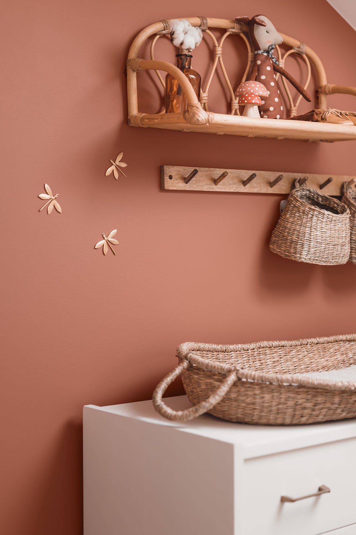Inspiration déco : ambiance 1 avec la peinture Spaghetti western - teinte terracotta orange 