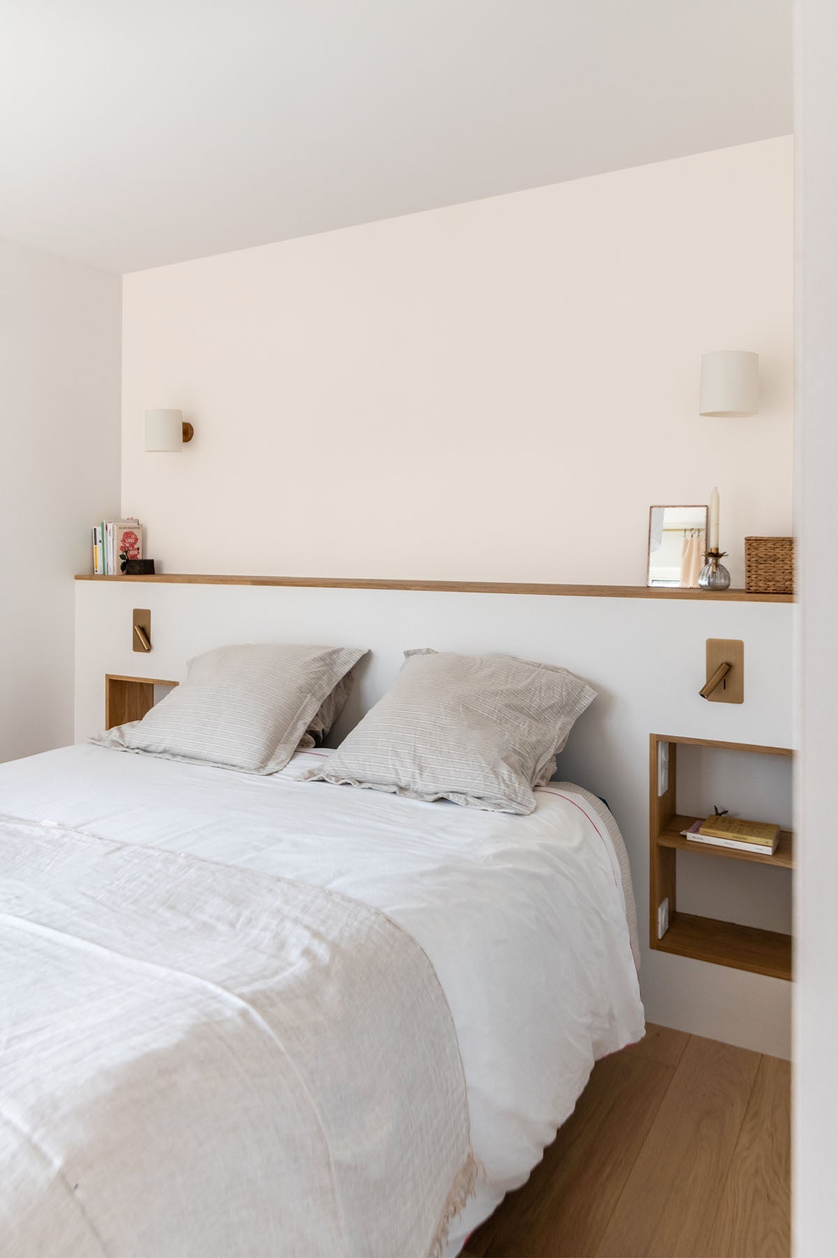 Inspiration déco : ambiance 1 avec la peinture Sweet tones - teinte blanc rose 