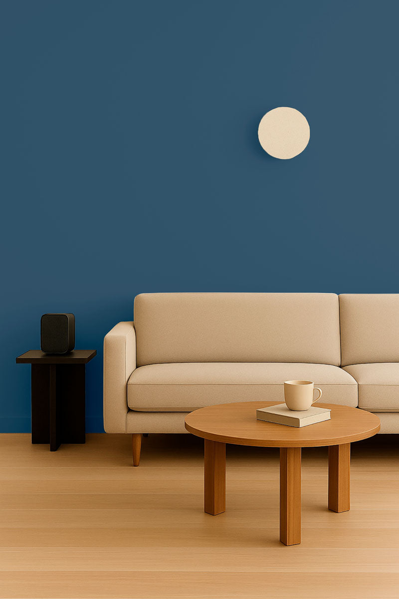 Inspiration déco : ambiance 2 avec la peinture Blue revolver - teinte bleu marine