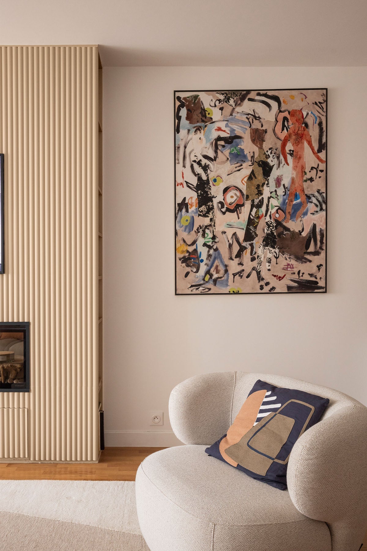 Inspiration déco : ambiance 2 avec la peinture Desert tonight - teinte beige sable 