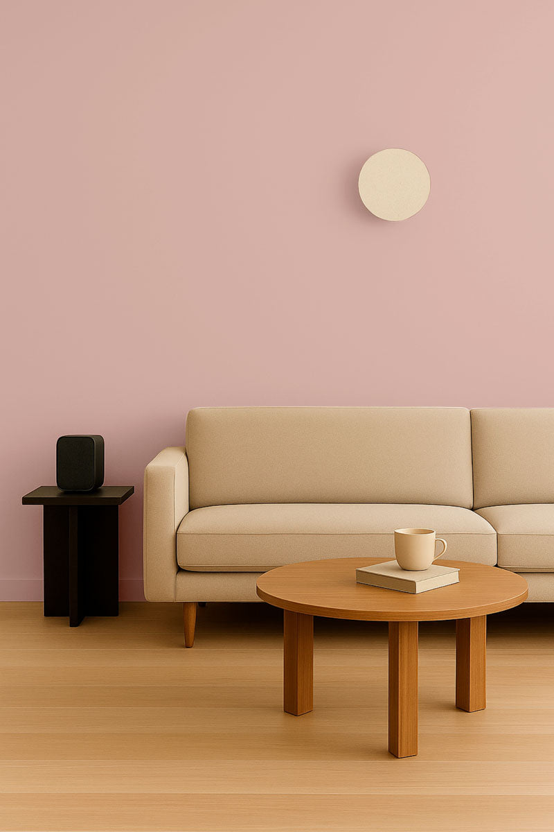 Inspiration déco : ambiance 2 avec la peinture Dream dust - teinte ocre rose
