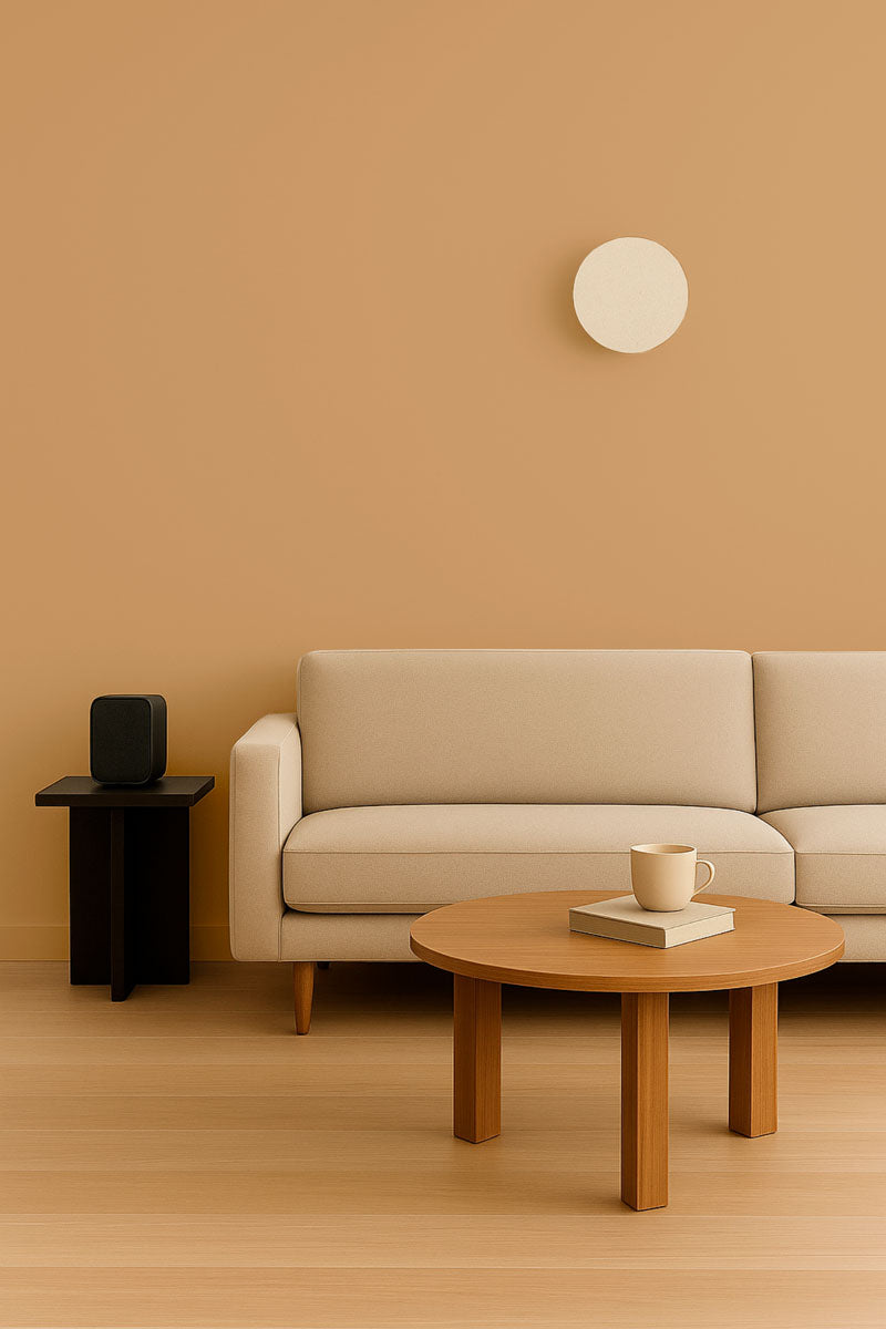 Inspiration déco : ambiance 2 avec la peinture Gold leaf - teinte brun vert