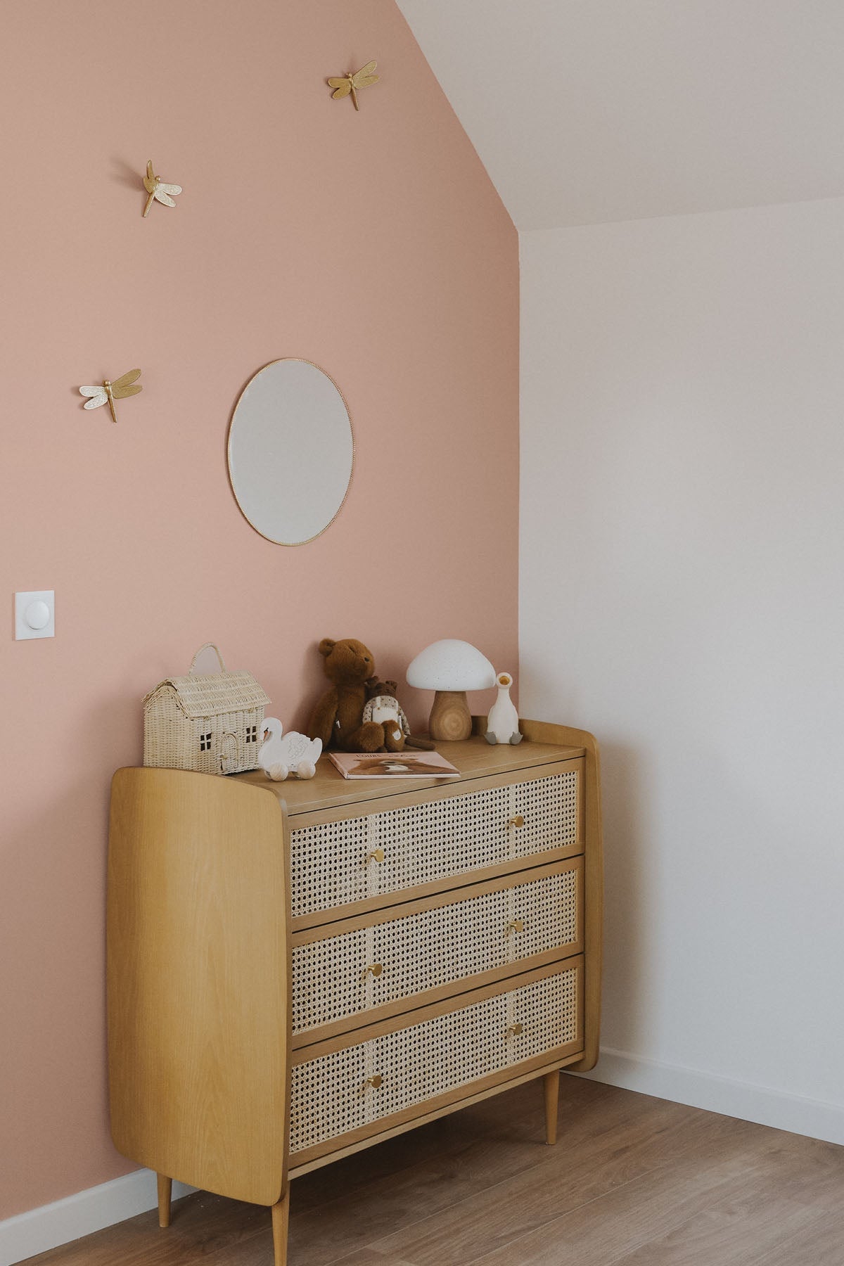Inspiration déco : ambiance 2 avec la peinture Love powder - teinte rose poudre 