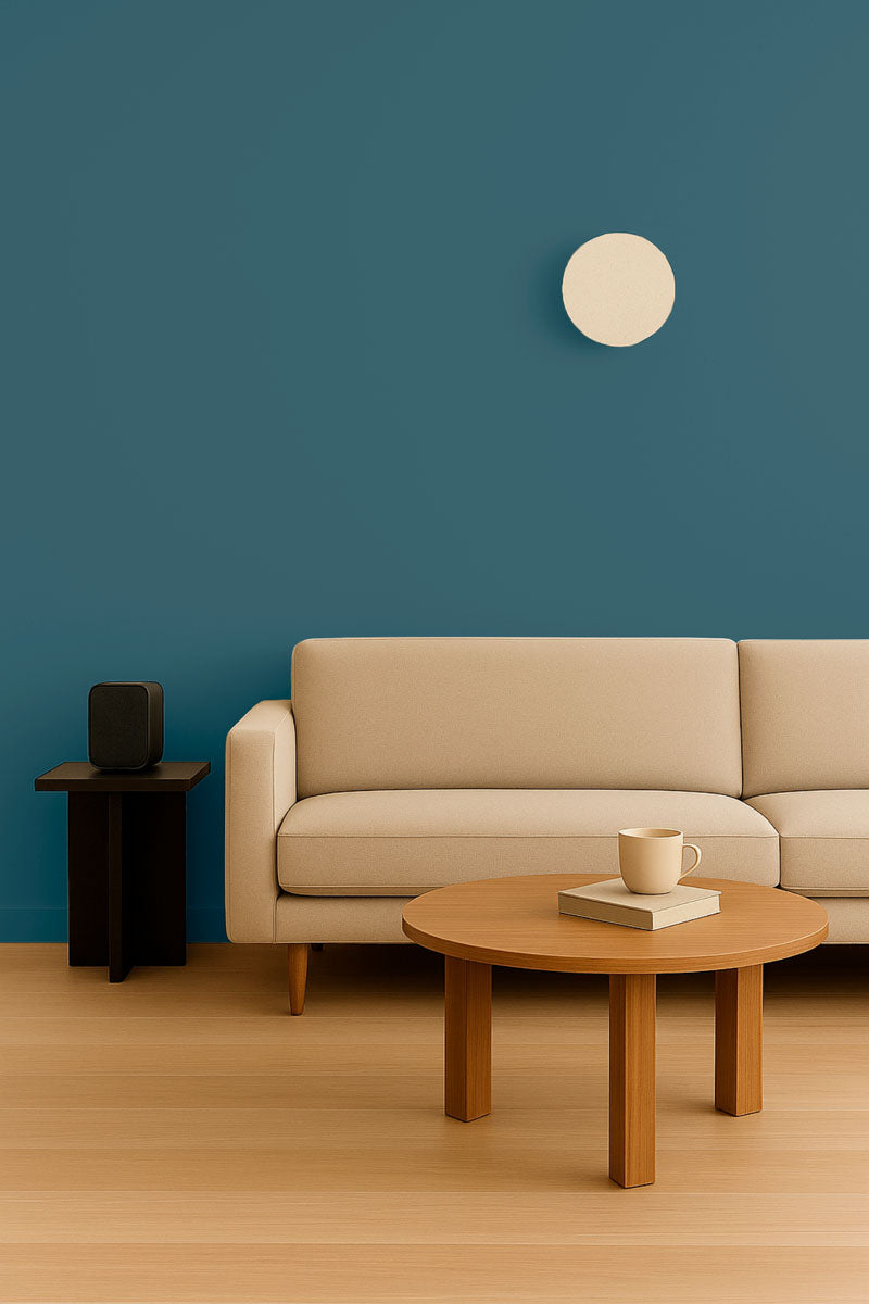 Inspiration déco : ambiance 2 avec la peinture Petrol bliss - teinte bleu canard