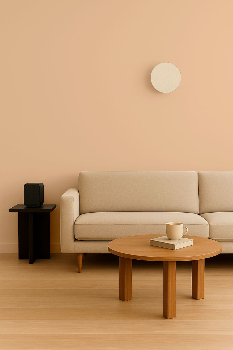 Inspiration déco : ambiance 2 avec la peinture Shortbread - teinte ocre jaune