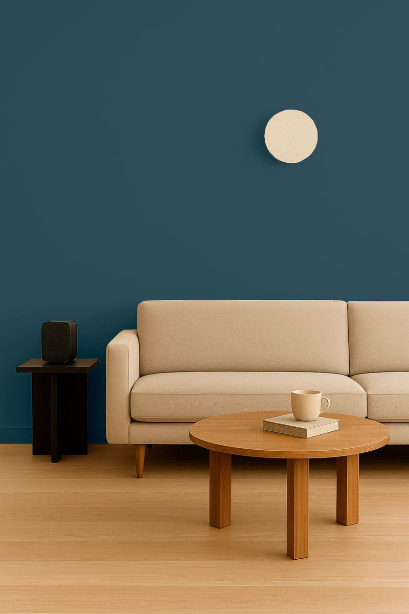 Inspiration déco : ambiance 2 avec la peinture Storm riders - teinte bleu vert fonce