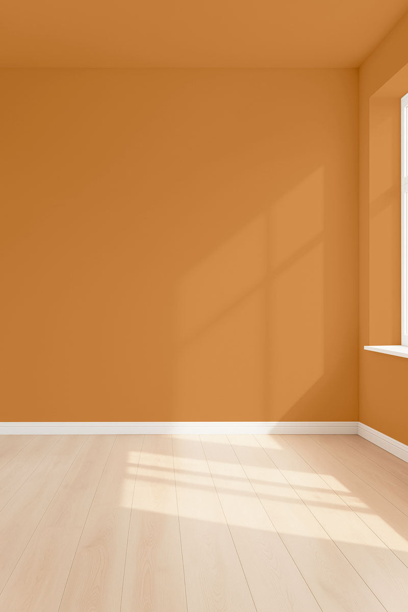 Échantillon repositionnable 3D de la peinture Colonel mustard avec ombres - teinte jaune moutarde