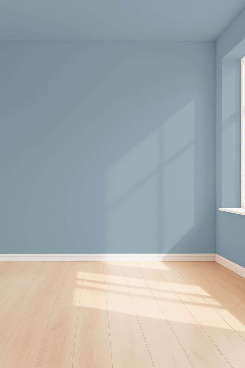 Échantillon repositionnable 3D de la peinture Cool pearl avec ombres - teinte bleu gris clair