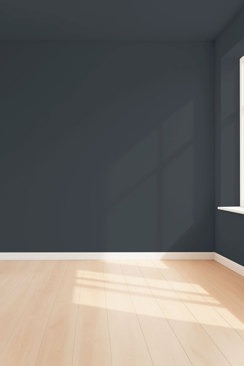 Échantillon repositionnable 3D de la peinture Dark side avec ombres - teinte noir ardoise