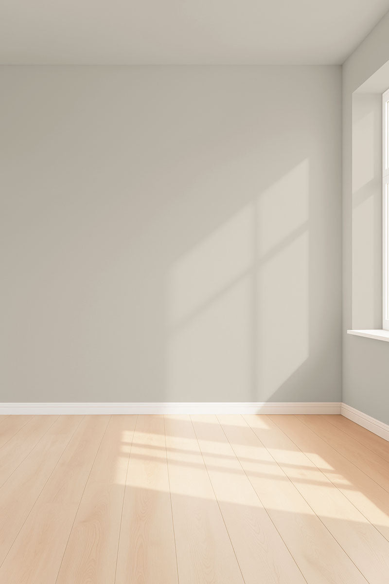 Échantillon repositionnable 3D de la peinture Farmhouse avec ombres - teinte beige gris clair
