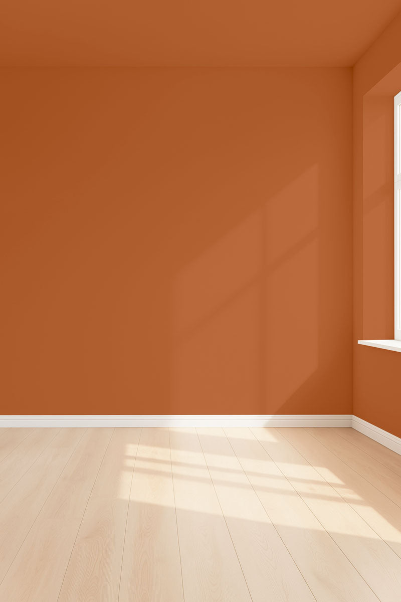 Visualisation 3D de la peinture New clay avec ombres - teinte brun ambre