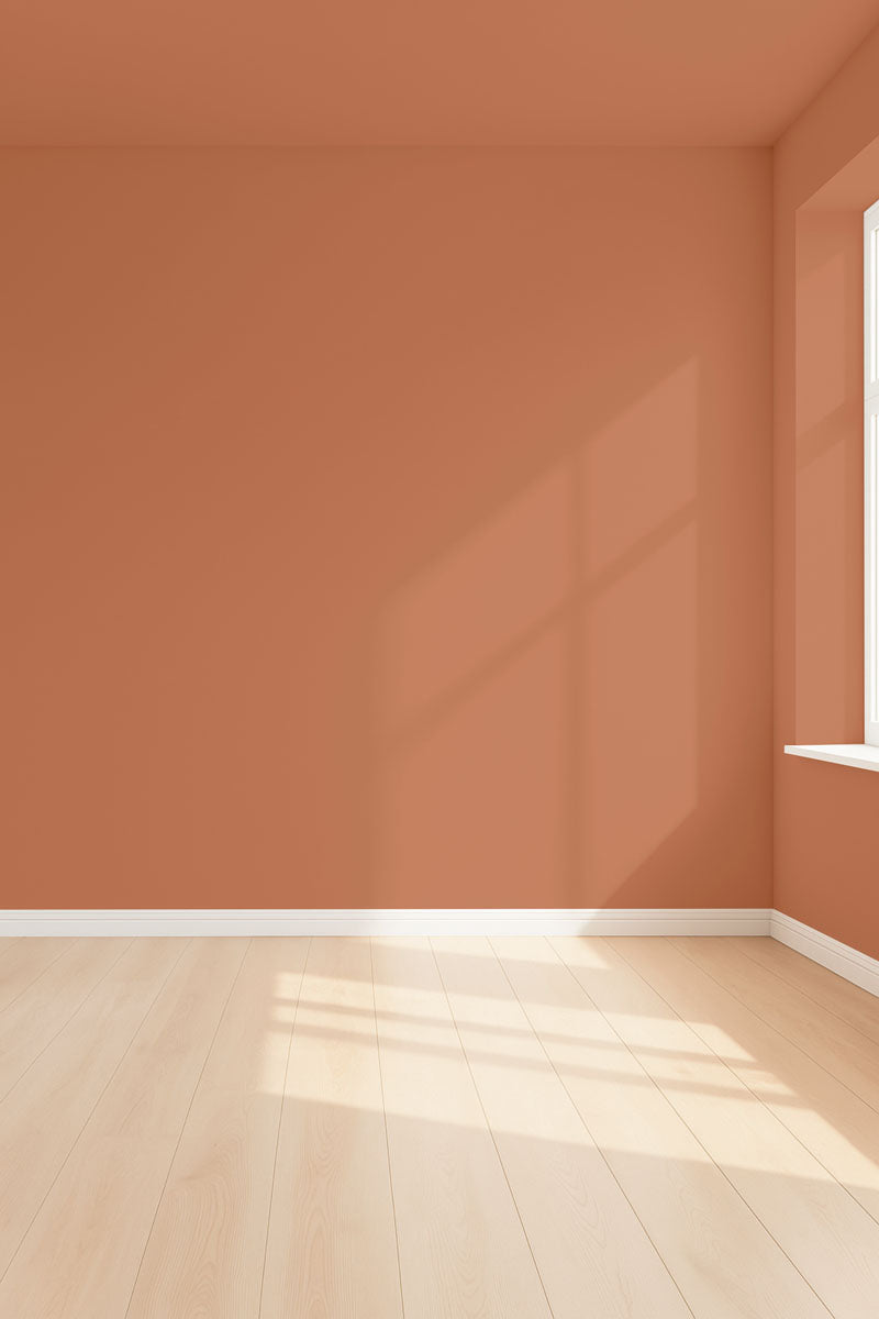 Visualisation 3D de la peinture Sand osmose avec ombres - teinte terracotta clair
